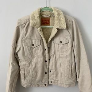 Corduroy and Sherpa Levi’s Trucker Jacket
